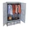 Honey Can Do 43&#x22; Clothes Storage Wardrobe With Drawers